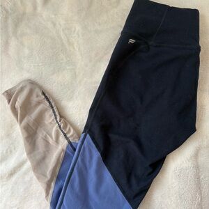 Fabletics Black and Blue Leggings